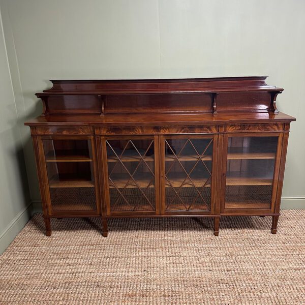 Quality Large Antique Mahogany Bookcase by Gillows