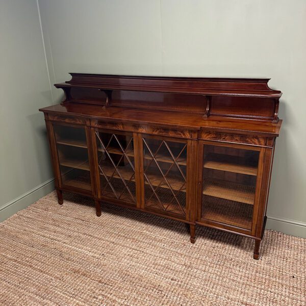 Quality Large Antique Mahogany Bookcase by Gillows