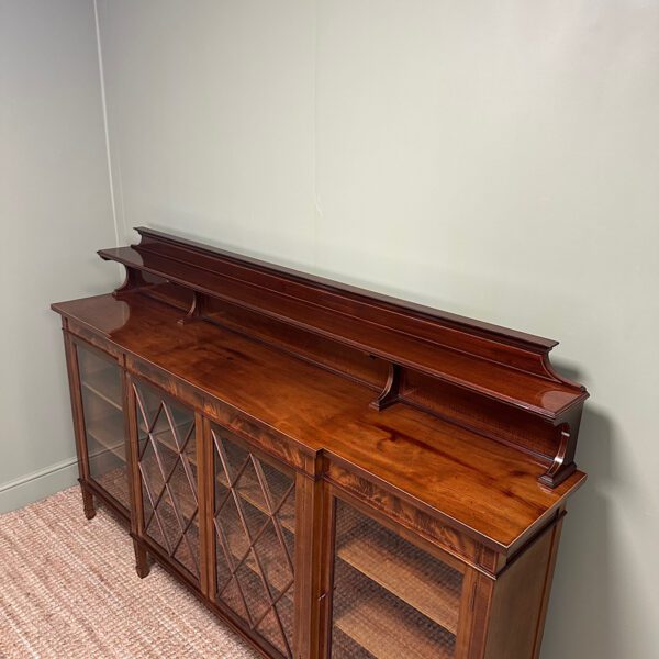 Quality Large Antique Mahogany Bookcase by Gillows