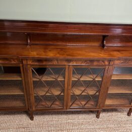 Quality Large Antique Mahogany Bookcase by Gillows