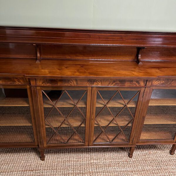 Quality Large Antique Mahogany Bookcase by Gillows