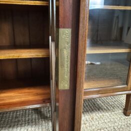 Quality Large Antique Mahogany Bookcase by Gillows