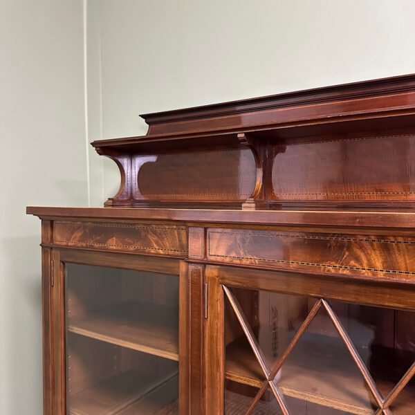 Quality Large Antique Mahogany Bookcase by Gillows