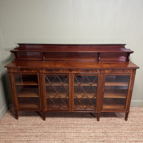 Quality Large Antique Mahogany Bookcase by Gillows