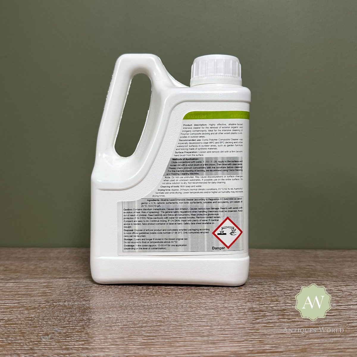 Osmo Polymer Composite Cleaner - 1 Litre 2 Osmo Polymer Composite Cleaner back of tub with label