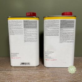 Osmo Liquid Wax Cleaner back of tin with label