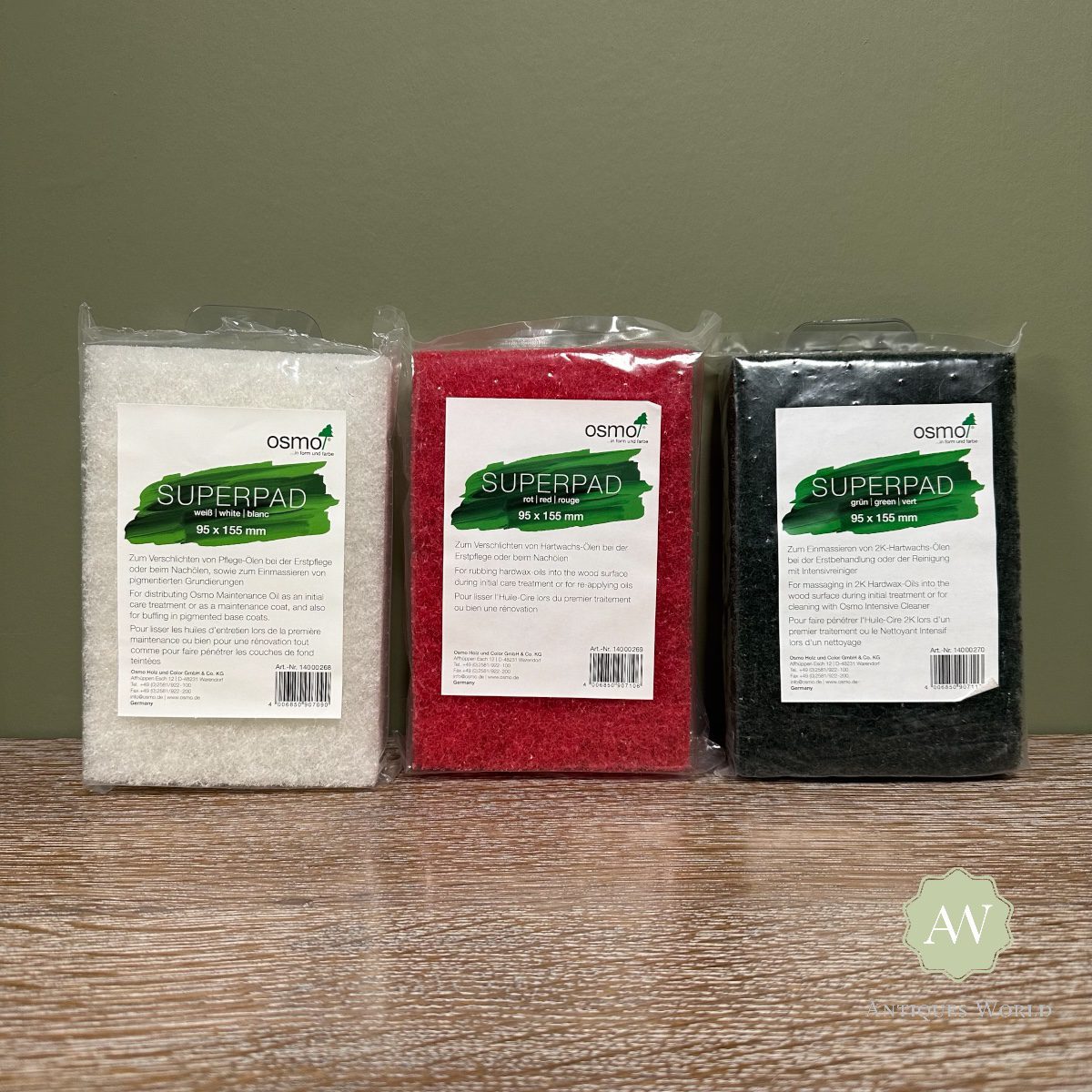 Osmo Hand Pad Holder | Application Fleece | Super Pad 4 Osmo Super Pads