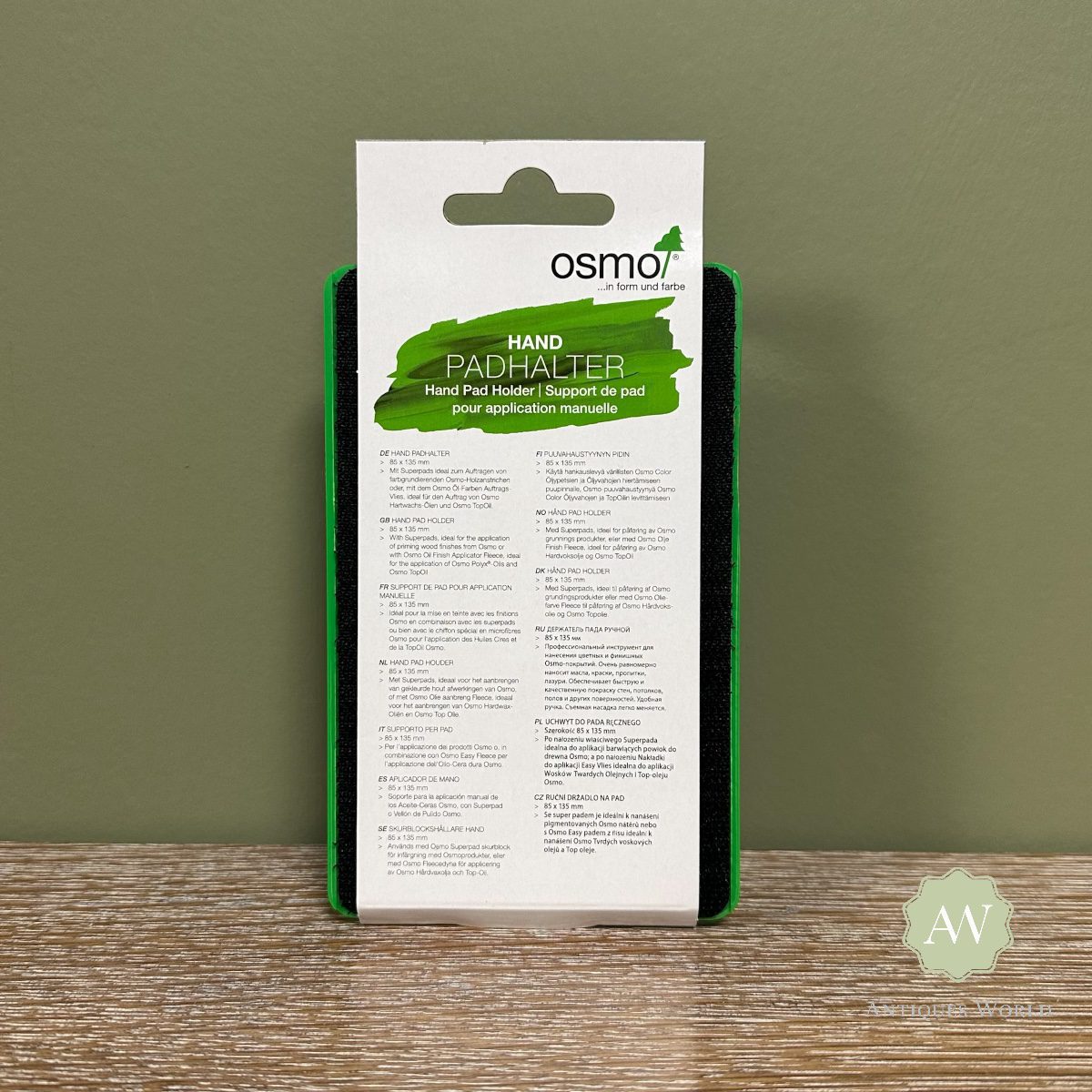 Osmo Hand Pad Holder | Application Fleece | Super Pad 2 Osmo Hand Pad Holder Packaging