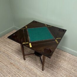 Stunning Antique Victorian Games Table / Card Table