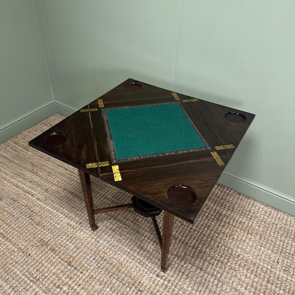 Stunning Antique Victorian Games Table / Card Table