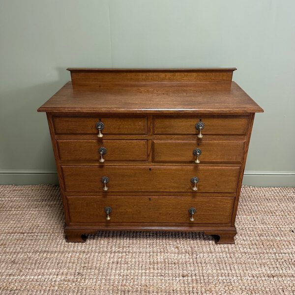 Stunning Edwardian Antique Oak Chest of Drawers