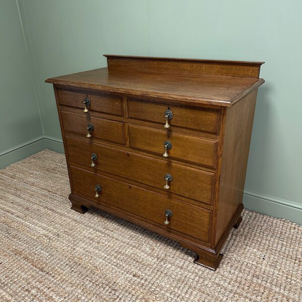 Stunning Edwardian Antique Oak Chest of Drawers