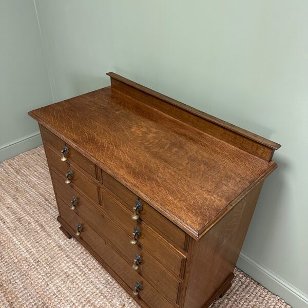 Stunning Edwardian Antique Oak Chest of Drawers