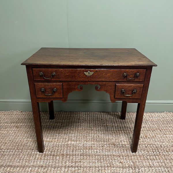 Country House 18th Century Antique Oak Side Table