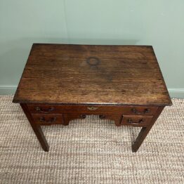 Country House 18th Century Antique Oak Side Table