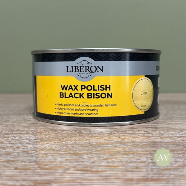 Liberon Wax Polish Black Bison Paste - Clear