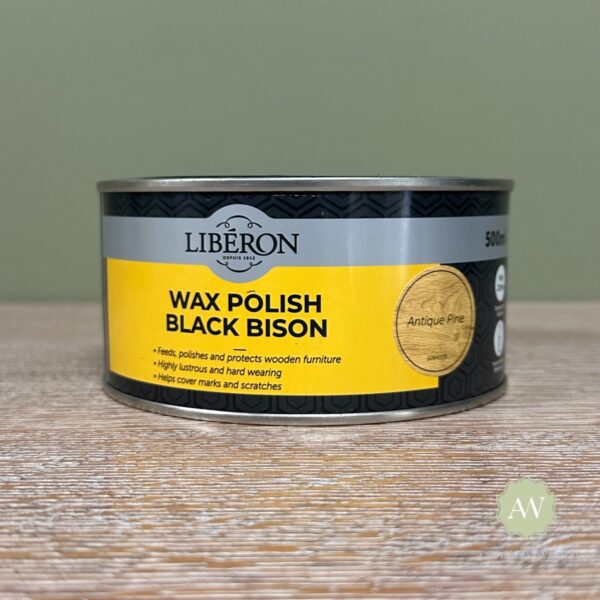 Liberon Wax Polish Black Bison Paste - Antique Pine