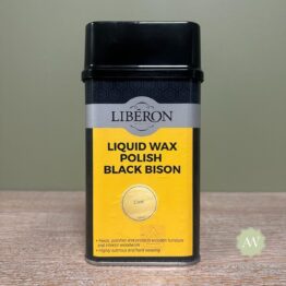 Home 111 Liberon Liquid Wax Polish Black Bison - Clear