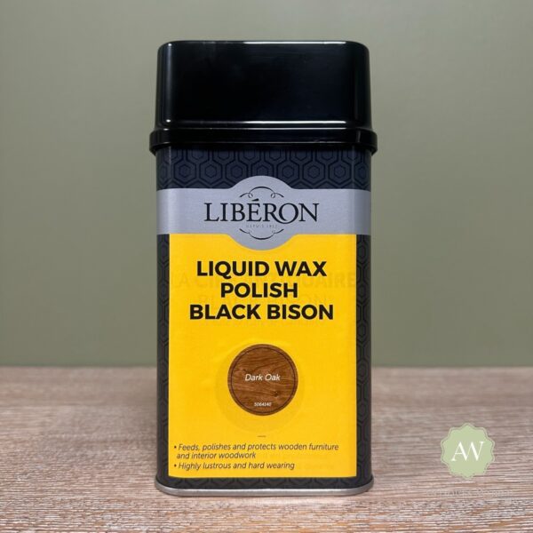 Liberon Liquid Wax Polish Black Bison - Dark Oak