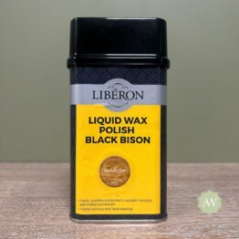 Home 108 Liberon Liquid Wax Polish Black Bison - Medium Oak