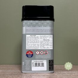 Liberon Wood Floor Cleaner back of tin with label