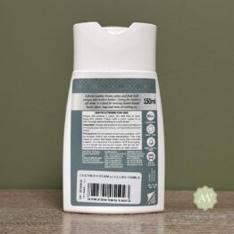 Liberon Leather Cream back of bottle with label