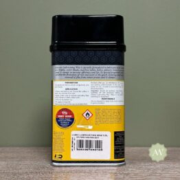 Liberon Lubricating Wax back of tin with label