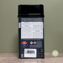 Liberon Teak Oil back of tin with label