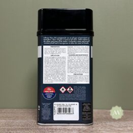 Liberon Wood Floor Oil back of tin with label