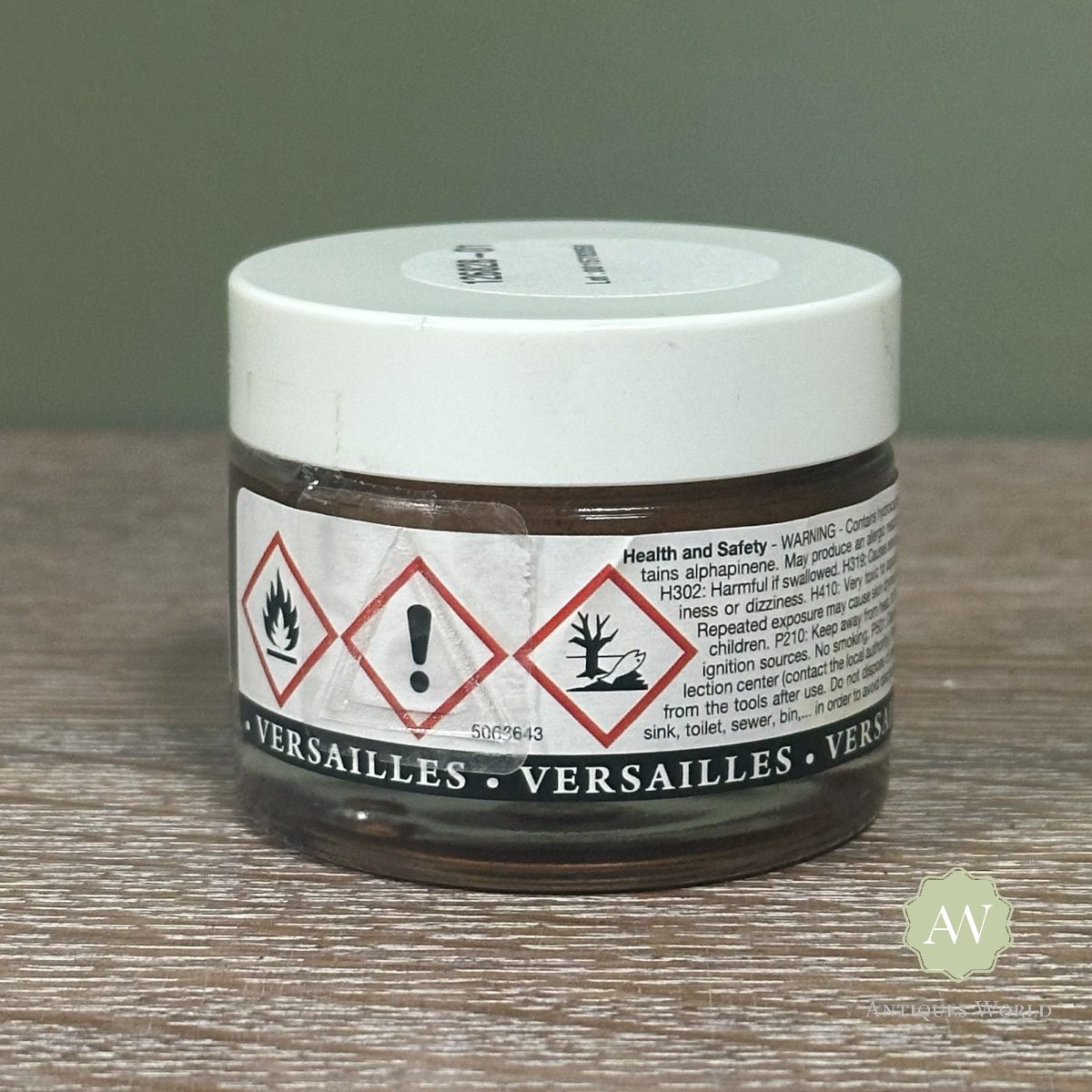 Liberon Gilt Cream back of jar with label