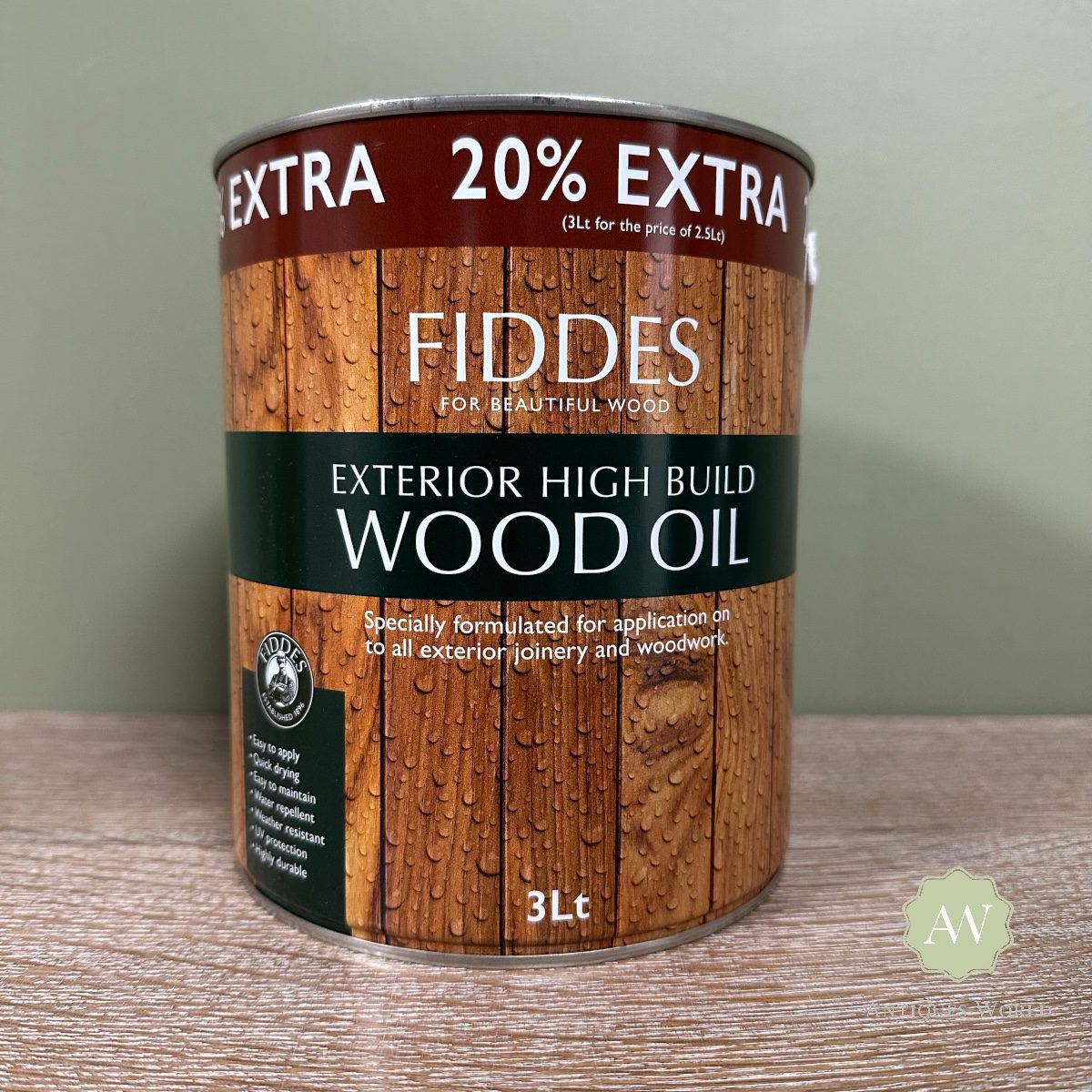 Fiddes Exterior High Build Wood Oil - 3 Litre 1 Fiddes Exterior High Build Wood Oil