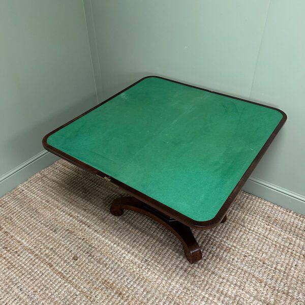 Stunning Antique Victorian Rosewood Card Table