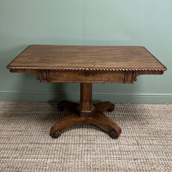 Outstanding Regency Mahogany Antique Sofa Table