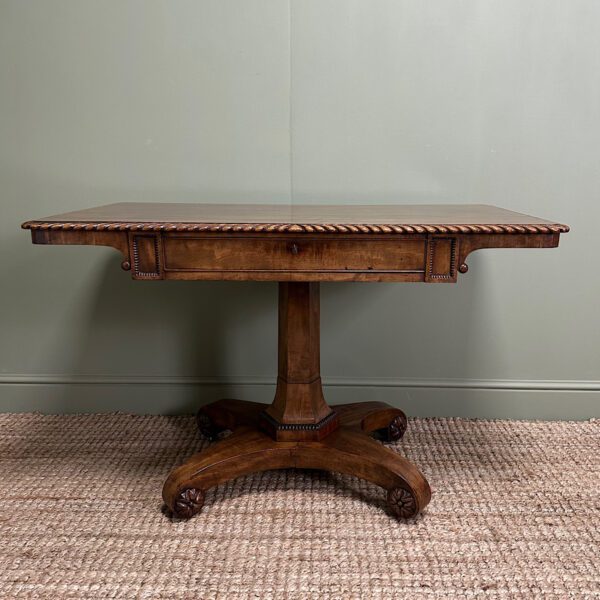 Outstanding Regency Mahogany Antique Sofa Table