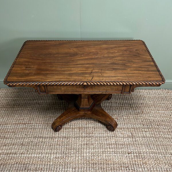 Outstanding Regency Mahogany Antique Sofa Table