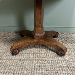 Outstanding Regency Mahogany Antique Sofa Table