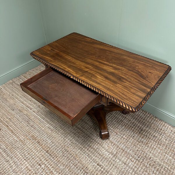 Outstanding Regency Mahogany Antique Sofa Table