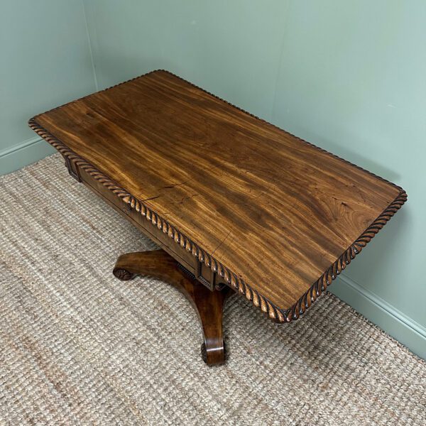 Outstanding Regency Mahogany Antique Sofa Table