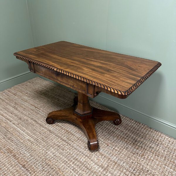 Outstanding Regency Mahogany Antique Sofa Table