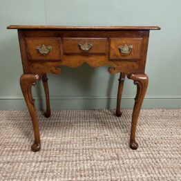 Country House Period Oak Antique Low Boy