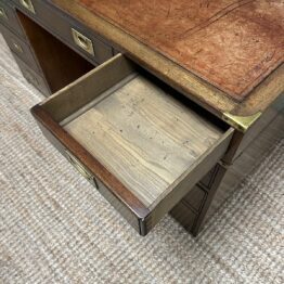 Country House Antique Campaign Desk