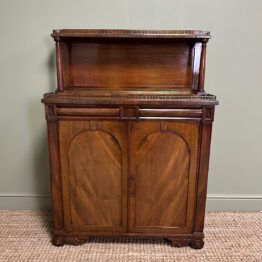 Quality Victorian Mahogany Antique Chiffonier