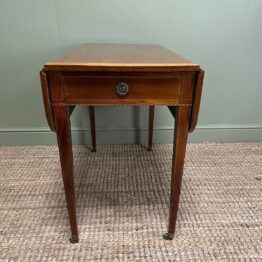 Elegant Victorian Antique Drop Leaf Table