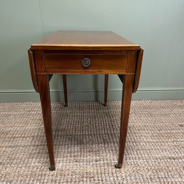Elegant Victorian Antique Drop Leaf Table