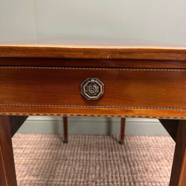Elegant Victorian Antique Drop Leaf Table