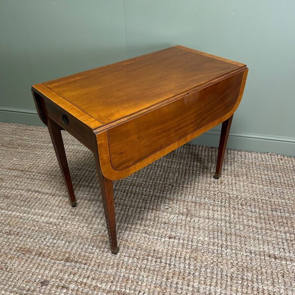 Elegant Victorian Antique Drop Leaf Table