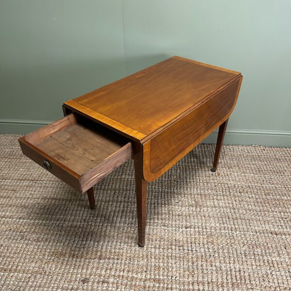 Elegant Victorian Antique Drop Leaf Table