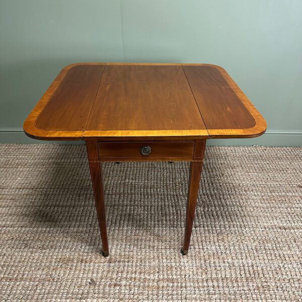 Elegant Victorian Antique Drop Leaf Table