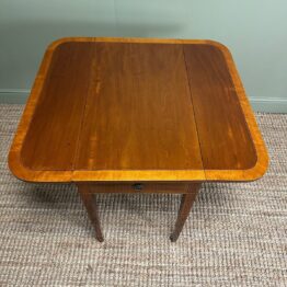 Elegant Victorian Antique Drop Leaf Table