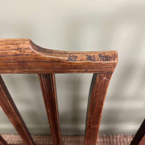 Country House Oak Set of 4 Antique Chairs